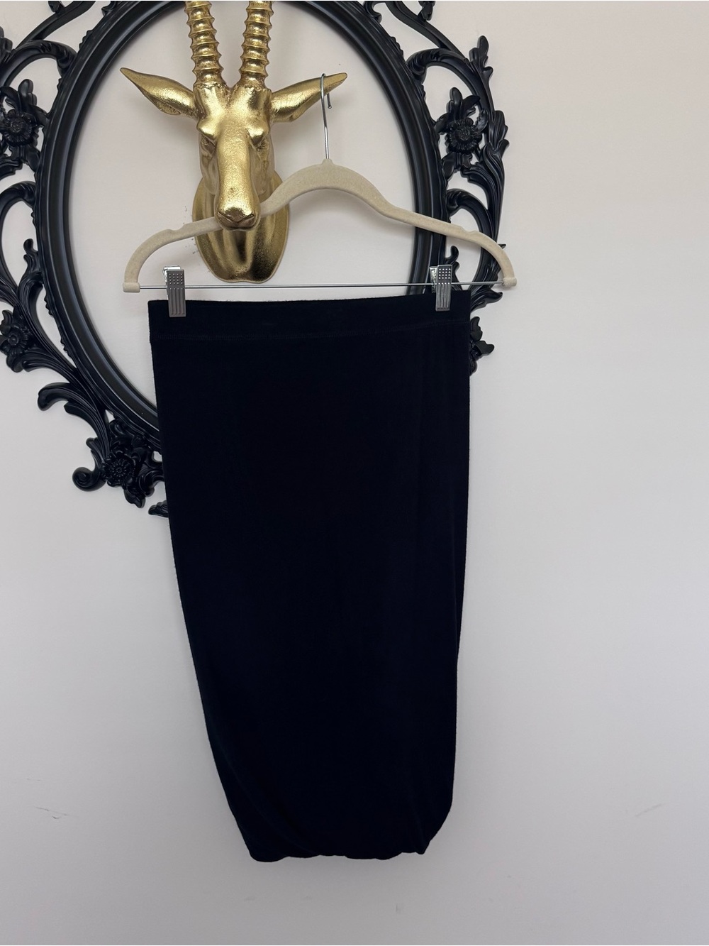 Black Swan Black Fitted Knit Pencil Skirt